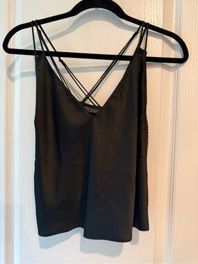 Victoria's Secret Black Strappy V-Neck Camisole